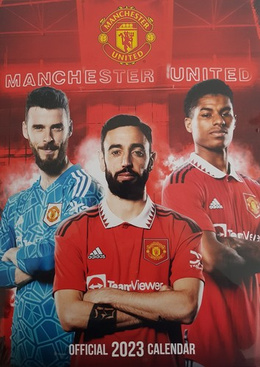 Manchester United. Official wall calendar for 2023