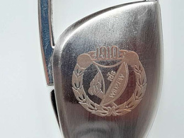 RTS Widzew Lodz metal keyring with crest