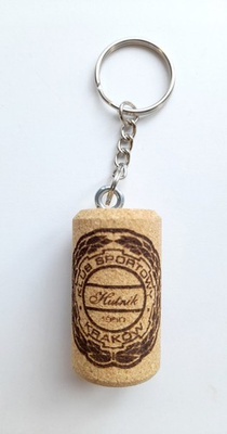 KS Hutnik Cracow - Piotr Stawarczyk cork keyring (official product)