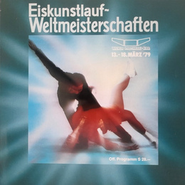 Official programme of the World Figure Skating Championships (Vienna, 13-18.3.1979)