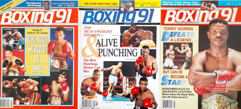 Boxing 91 magazine (set of 3 issues)
