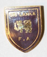 The Football Federation of Sri Lanka (enamel, signature)