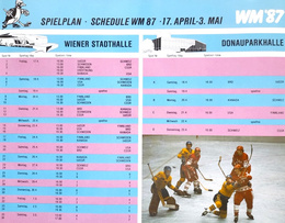 Wien 1987 IIHF World Championship Official Programme