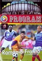 Romania - France UEFA Euro 2012 qualifying match programme (06.09.2011)