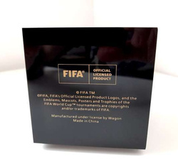 3D Official Trophy FIFA World Cup gold-plated big replica with Pedestal (Official Licensed Product) 21 cm