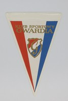 Sport Club Gwardia Wroclaw PVC pennant small (official product)