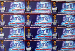Set of 12 ticekts of Stal Rzeszów matches III league 2003