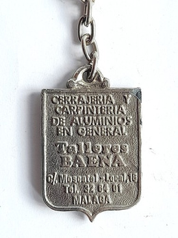 CD Malaga old crest keyring