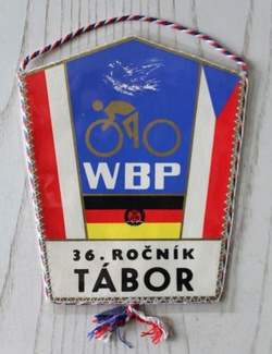 The 36. Cycling Peace Race - host town Tabor pennant