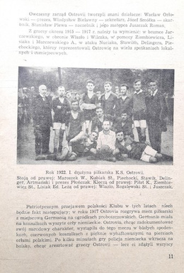 40 years of ZS Kolejarz-Ostrovia 1909-1949