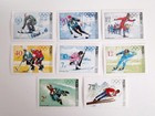Winter Olympic Games Grenoble 1968 post stamps (Poland)