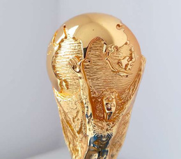 3D Official Trophy FIFA World Cup gold-plated replica (Official Licensed Product) 10 cm