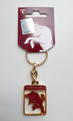 Torino FC the old 80's bull emblem keyring (official licensed product)