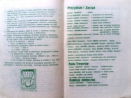 Program Polish Championships Badminton 1984
