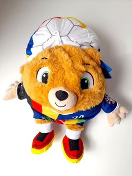 Euro 2024 Germany reversible plush big mascot Albart & ball (Official Licensed Product)