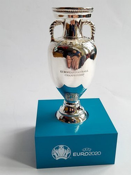 UEFA Euro 2020 Mini Replica Trophy (official licensed product) XL size