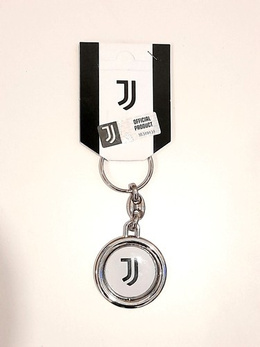 Metal keyring Juventus Turin logo official product badge pin kaychain