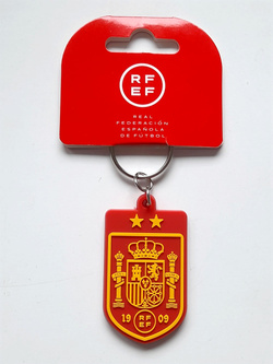 Spanish Football Association crest gum keyring (official product)