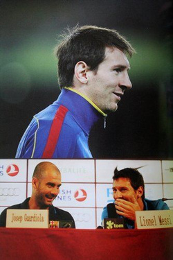 Messi. The boy who was always late (and today is the first)