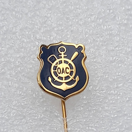 Olaria AC Rio de Janeiro golden crest badge (Brazil, enamel)