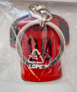 Górnik Zabrze football team red shirt keyring (official product)