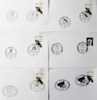 Postcards FDC Winter Olympic Games Sapporo 1972 (Germany)