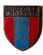 65 years Dabski KS Cracow 1921-1986 badge (enamel)