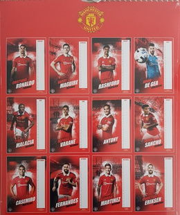 Manchester United. Official wall calendar for 2023