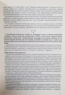 From research on the state of physical culture in Poland