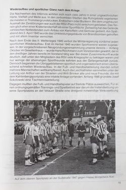 85th Anniversary RSV Mülheim 1902-1987