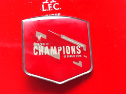 Liverpool FC - Champions of Europe 2019 pin badge (official product)