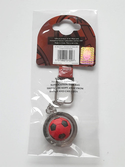 AC Milan ball with crest swivel keyring (official product)