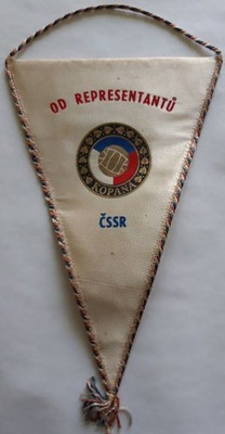 Pennant Czechoslovakia from the Representative (1)