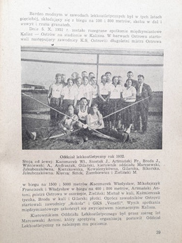 40 years of ZS Kolejarz-Ostrovia 1909-1949