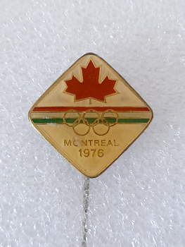 Hungary National Olympic Team Montreal 1976 badge (epoxy, signed)