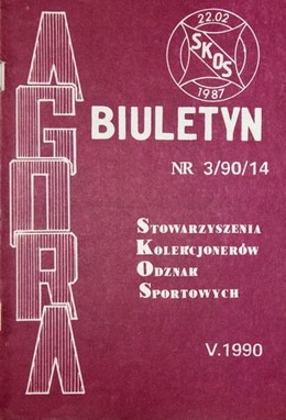 Bulletin of Sport Souvenirs Collectors Association "Agora" nr 3(14)/1990