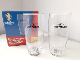 UEFA Euro 2024 Germany Willi Becher Glasses - 2 pack (Official Licensed Product)
