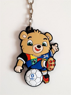 UEFA Euro 2024 Germany mascot Albart gum keyring (Official Licensed Product)