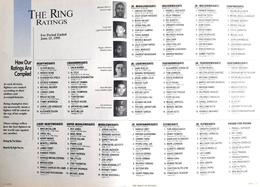 The Ring Magazine 1994-1995 (set of the 9 issue)