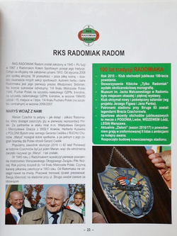 40 years of Radom District Football Association 1976-2016