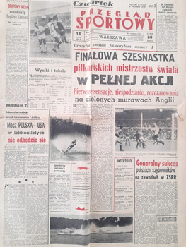 Przeglad Sportowy Magazine (14.7.1966) – FIFA World Cup in England