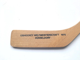 Dusseldorf 1975 World Championship commemorative hockey stick (wooden, official product)