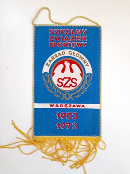 5th National Poland Winter Games for School Youth - Speed ​​skating pennant