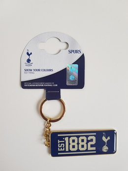 Tottenham keyring - plate with date of established (official product)