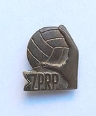 Polish Handball Association bronze plated old badge