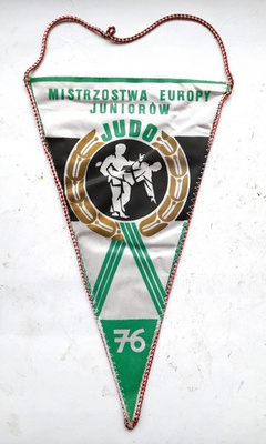 European Judo Junior Championships Lodz 1976 pennant