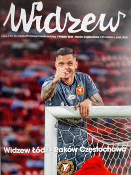 Widzew Lodz - Rakow Czestochowa, PKO BP Ekstraklasa (27.4.2024) official match programme