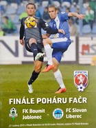 FK Jablonec - FC Slovan Liberec, Czech Cup Final (27.5.2015)  match programme