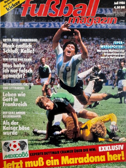 Football Magazine (Kicker, no. 7, 1986 - Germany)