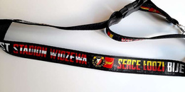 RTS Widzew Lodz. The Heart of Łódź - Widzew Stadium fans key lanyard